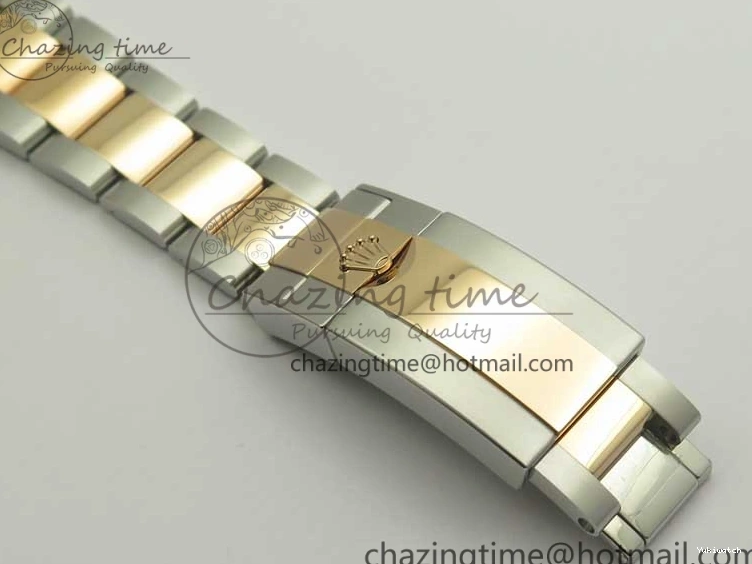 SS A2836 Dial Brown VRF Bracelet Best on SS RG 1:1 Yacht-Master 116621 Edition 0126